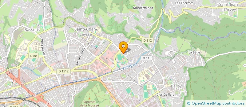 localisation de l'entreprise SOC NOUVELLE AUTOMOBILE  SAINT-ALBAN-LEYSSE