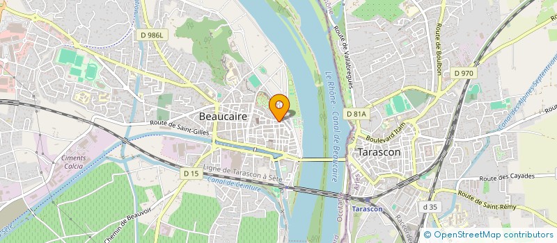 localisation de l'entreprise SOC NOUVELLE AZUR METAL  TARASCON