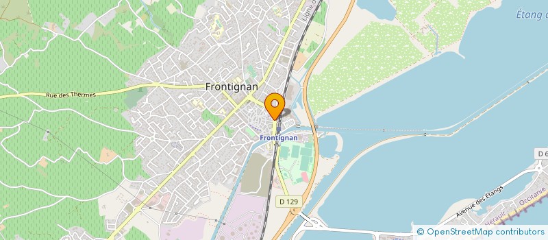 localisation de l'entreprise SOC NOUVELLE BAR DES VEDETTES à FRONTIGNAN