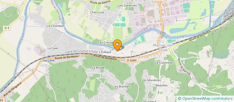 localisation de l'entreprise SOC NOUVELLE BETONS AGGLOMERES PERIGORD à MARSAC-SUR-L'ISLE