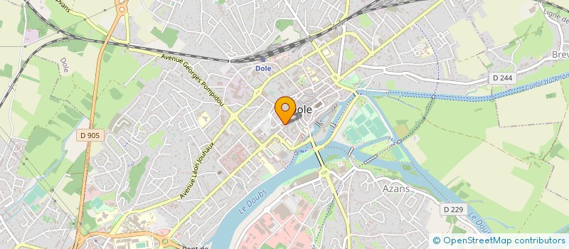 localisation de l'entreprise SOC NOUVELLE BOUCANIER DOLE SARL à DOLE