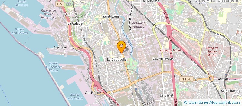 localisation de l'entreprise SOC NOUVELLE CANALISATION TRAVAUX PUBLIC à MARSEILLE