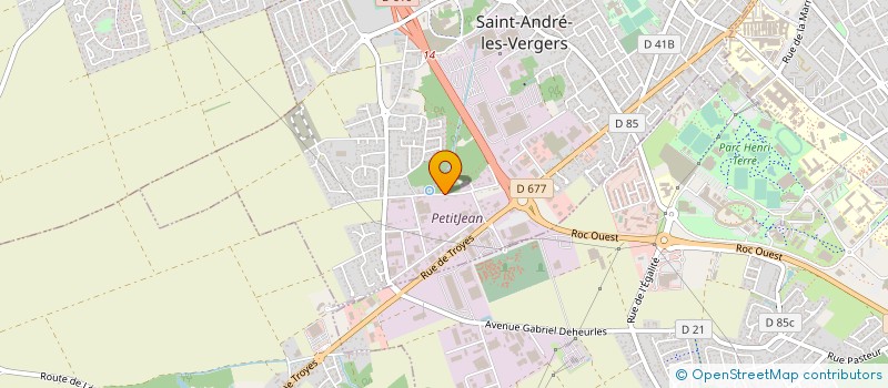 localisation de l'entreprise SOC NOUVELLE CHAMP DE PREABRICATION à SAINT ANDRE LES VERGERS