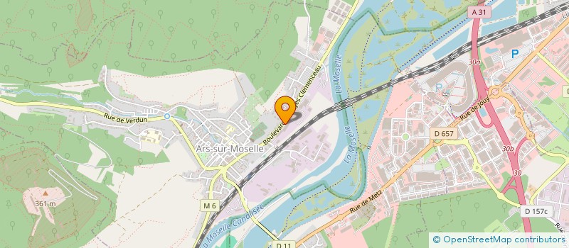 localisation de l'entreprise SOC NOUVELLE CHANZY-PARDOUX à ARS-SUR-MOSELLE