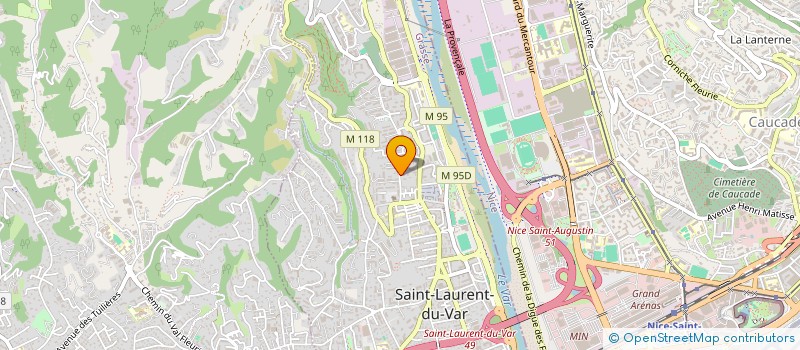 localisation de l'entreprise SOC NOUVELLE CHAUFFAGE CLIMATISATION  SAINT-LAURENT-DU-VAR