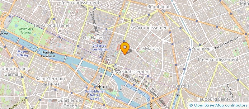 localisation de l'entreprise SOC NOUVELLE CLAUDE GERARD  PARIS