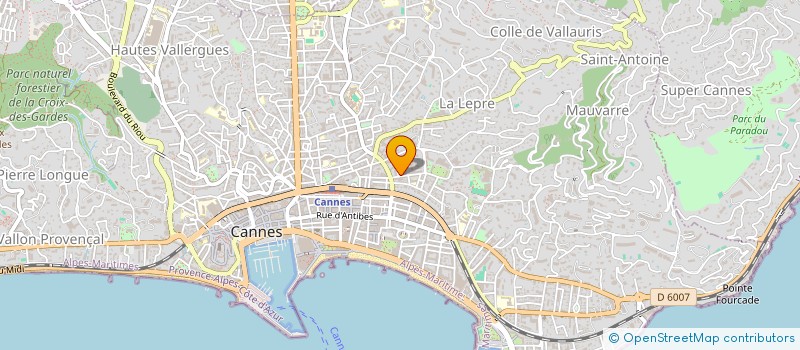 localisation de l'entreprise SOC NOUVELLE CLEAN'S SERVICE à CANNES