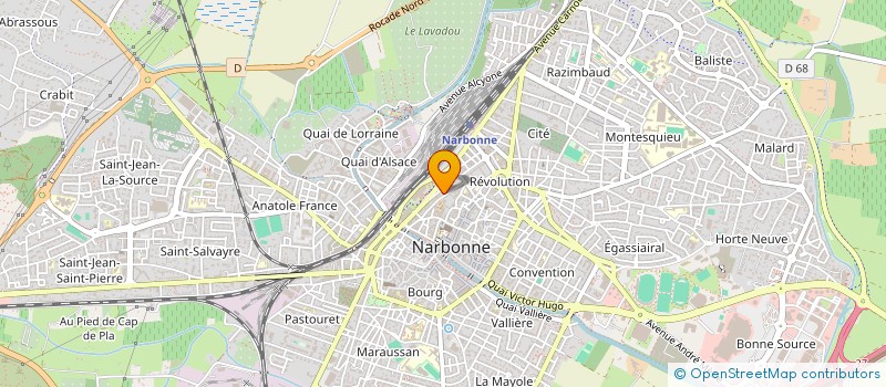 localisation de l'entreprise SOC NOUVELLE COMPTOIR AUTO NARBONNAIS à NARBONNE