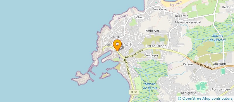 localisation de l'entreprise SOC NOUVELLE CONSERVERIES DE L ATLANTIQU  PENMARCH