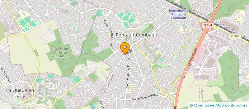 localisation de l'entreprise SOC NOUVELLE CONSTRUCTION SARAY à PONTAULT-COMBAULT