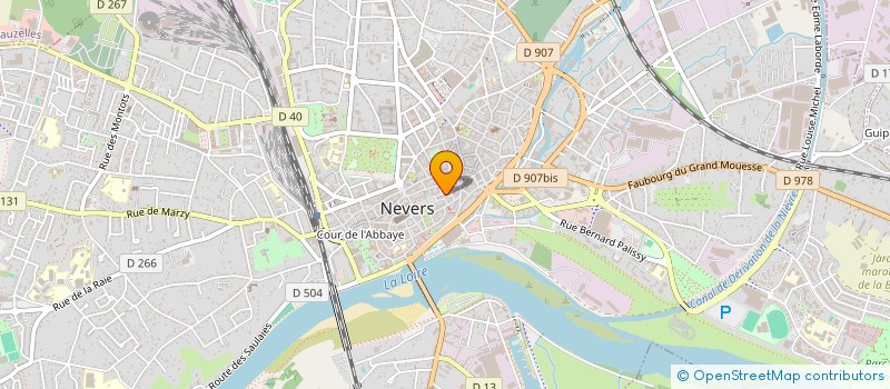 localisation de l'entreprise SOC NOUVELLE COURRIER NIEVRE à NEVERS
