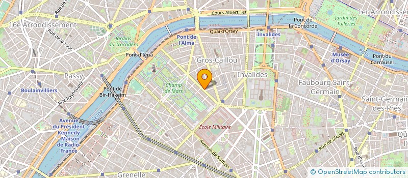 localisation de l'entreprise SOC NOUVELLE COURS FIDES à PARIS