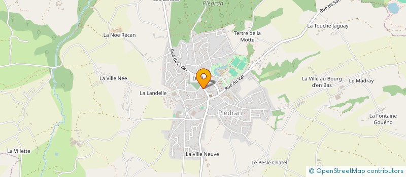 localisation de l'entreprise SOC NOUVELLE CYCLES ET MOTOS SNCM à PLEDRAN