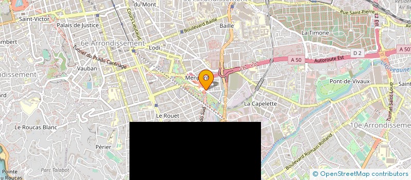 localisation de l'entreprise SOC NOUVELLE D'AMENAGEMENT à MARSEILLE 10EME