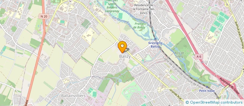localisation de l'entreprise SOC NOUVELLE D'ECLAIRAGE à LONGJUMEAU