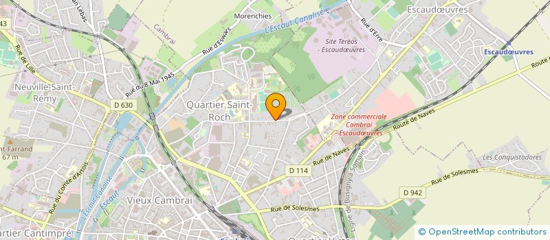 localisation de l'entreprise SOC NOUVELLE D ETANCHEITE à CAMBRAI