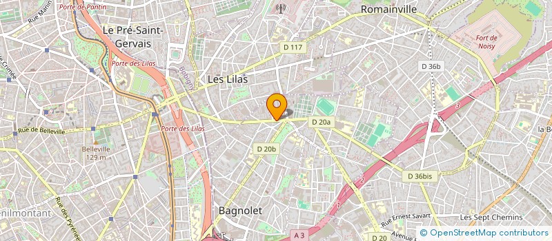 localisation de l'entreprise SOC NOUVELLE D'EXPLOITATION CONTRAPAC à BAGNOLET