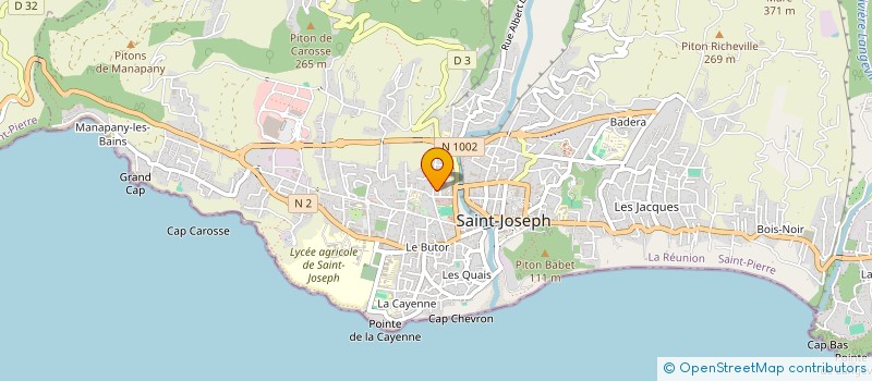 localisation de l'entreprise SOC NOUVELLE D'EXPLOITATION RABATO à SAINT-JOSEPH