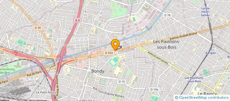 localisation de l'entreprise SOC NOUVELLE DE CUISINES EN KIT  BONDY
