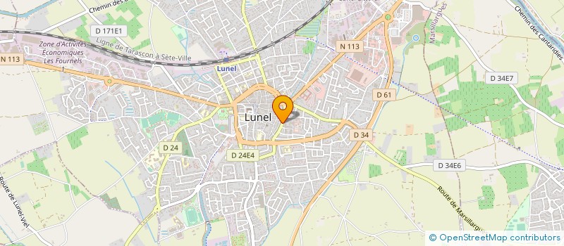 localisation de l'entreprise SOC NOUVELLE DE DIFFUSION ELECTRONIQUE à LUNEL