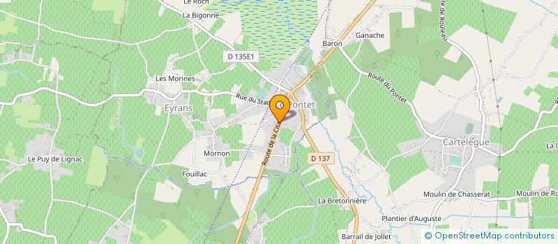 localisation de l'entreprise SOC NOUVELLE DE LA CITADELLE à BLAYE
