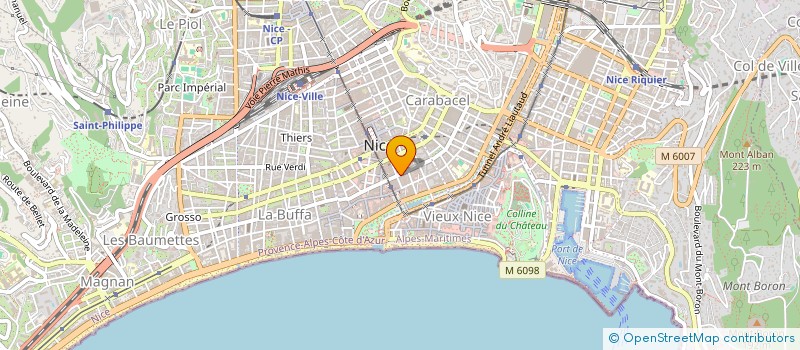 localisation de l'entreprise SOC NOUVELLE DE LA TAVERNE ALSACIENNE à NICE