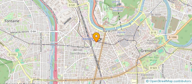 localisation de l'entreprise SOC NOUVELLE DE PEINTURE  GRENOBLE