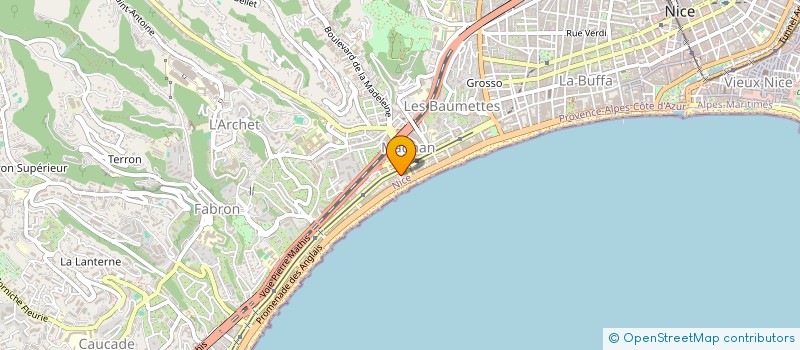 localisation de l'entreprise SOC NOUVELLE DE PEINTURE DUBREUIL à NICE