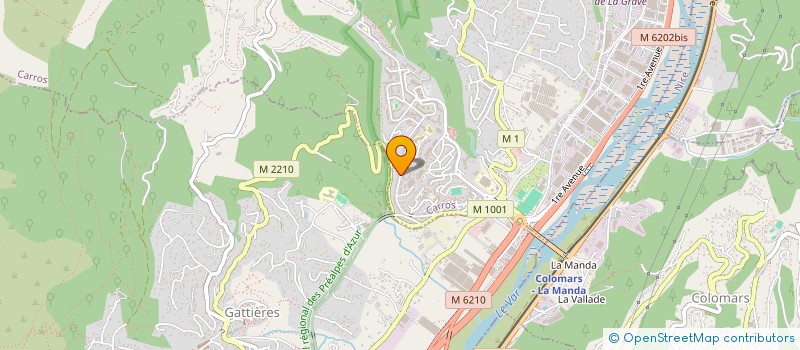 localisation de l'entreprise SOC NOUVELLE DE PLOMBERIE CARROSSOISE à CARROS