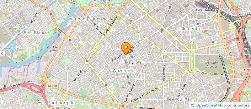 localisation de l'entreprise SOC NOUVELLE DE RENOVATION DE BATIMENT à LILLE