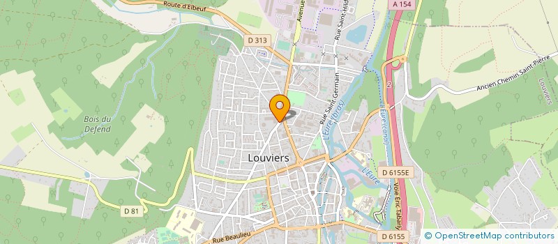 localisation de l'entreprise SOC NOUVELLE DE TRANSPORTS FOURNAIRE à LOUVIERS