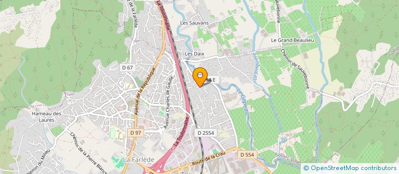 localisation de l'entreprise SOC NOUVELLE DE TRAVAUX DE MACONNERIE  LA FARLEDE