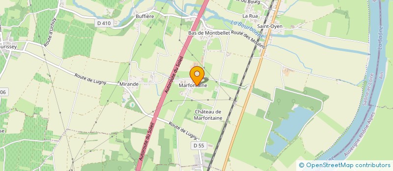 localisation de l'entreprise SOC NOUVELLE DES CARRIERES DU CLUNYSOIS à AZE
