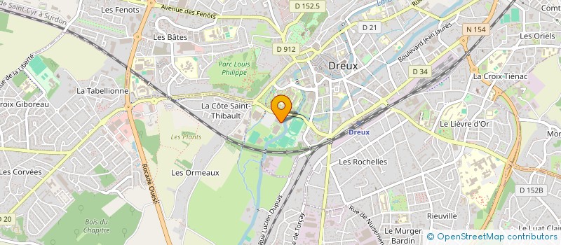 localisation de l'entreprise SOC NOUVELLE DES CINEMAS DE DREUX à DREUX