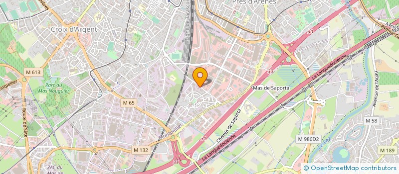 localisation de l'entreprise SOC NOUVELLE DES ETABLISSEMENTS SOBELEM à MONTPELLIER