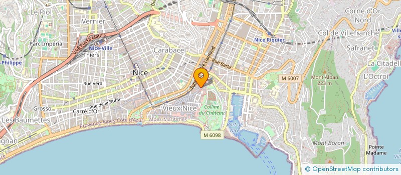 localisation de l'entreprise SOC NOUVELLE DES ETS BORGEAUD à NICE