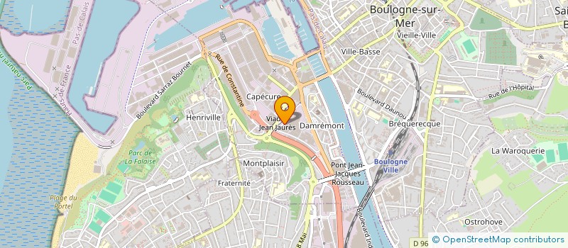 localisation de l'entreprise SOC NOUVELLE DES ETS DROUET-FOURNY à BOULOGNE-SUR-MER