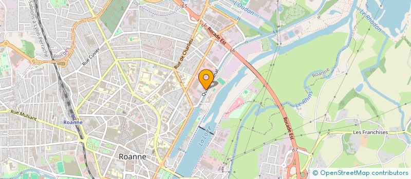 localisation de l'entreprise SOC NOUVELLE DES ETS PUTANIER à ROANNE