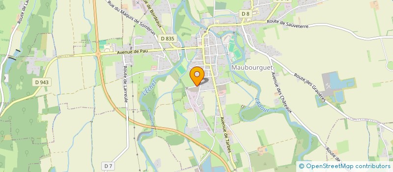 localisation de l'entreprise SOC NOUVELLE DES FONDERIES FABRE à MAUBOURGUET