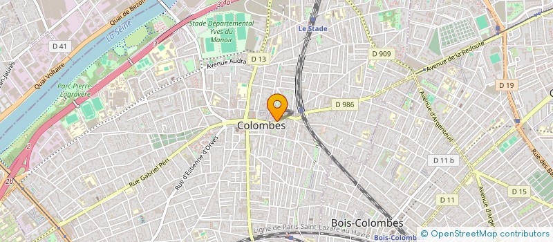 localisation de l'entreprise SOC NOUVELLE DES POMPES FUNEBRES DUBOIS à COLOMBES