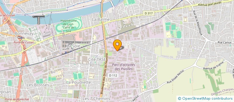 localisation de l'entreprise SOC NOUVELLE DES TRANSPORTS CHARTER à VAULX-EN-VELIN