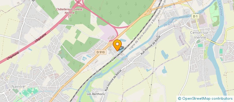 localisation de l'entreprise SOC NOUVELLE DES TRANSPORTS DUCROS  NAINTRE