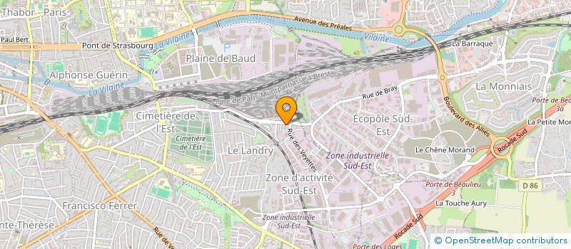 localisation de l'entreprise SOC NOUVELLE DIFFUSION MODERNE DE RECIPI à RENNES