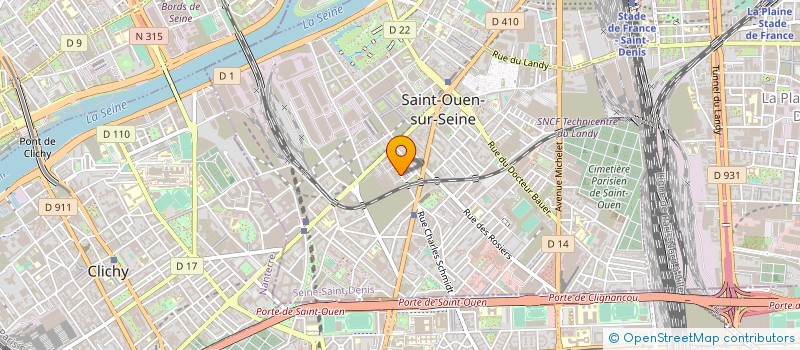 localisation de l'entreprise SOC NOUVELLE DPE à SAINT-OUEN-SUR-SEINE