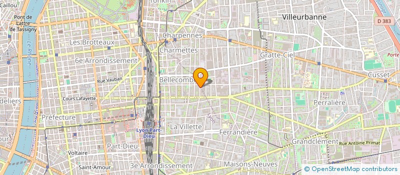 localisation de l'entreprise SOC NOUVELLE DU GARAGE D'INKERMANN à LYON