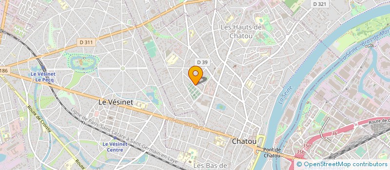 localisation de l'entreprise SOC NOUVELLE DU GARAGE DE L AVENUE à CHATOU