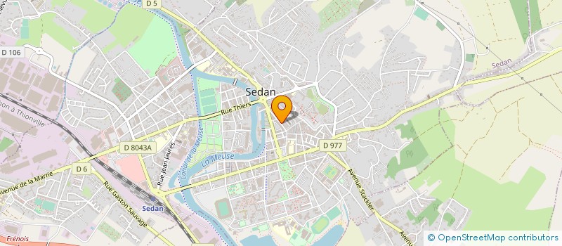 localisation de l'entreprise SOC NOUVELLE DU POINT DE SEDAN à SEDAN