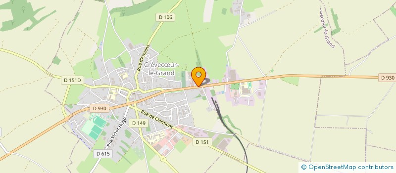 localisation de l'entreprise SOC NOUVELLE DUMONT  CREVECUR-LE-GRAND
