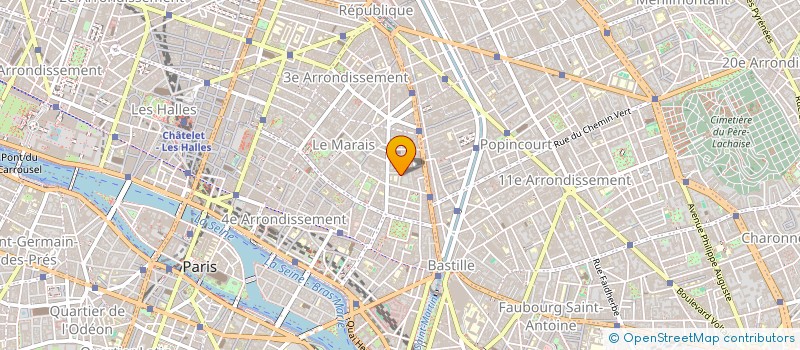 localisation de l'entreprise SOC NOUVELLE EDITIONS WILNER  PARIS