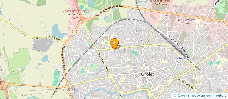 localisation de l'entreprise SOC NOUVELLE EMAIR à CHOLET